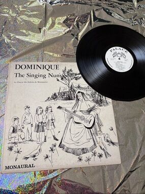 PALACE Record Vinyl LP with Illustrated Cream Cover - Dominique The Singing Nun